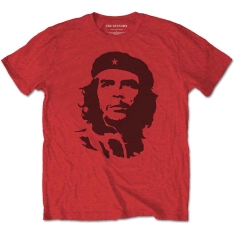 Che Guevara - Black On Red Uni Red