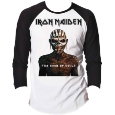 Iron Maiden - Book Of Souls Uni Bl/Wht Raglan: