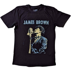 James Brown - Holding Mic Uni Bl