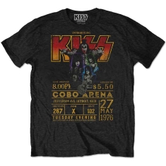 Kiss - Cobo Arena '76 Uni Bl Eco