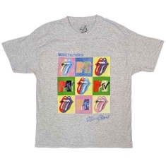 Mtv - Rolling Stones Warhol Squares Uni Grey