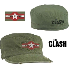 The Clash - Star Logo Military Green Military Cap: