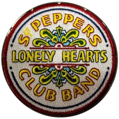 The Beatles - Sgt Pepper Drum Patch Magnet