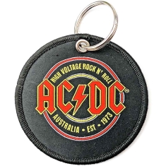 Ac/Dc - Est. 1973 Printed Patch Keychain