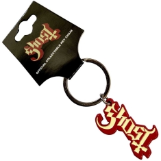 Ghost  - Logo Red Shadow Keychain