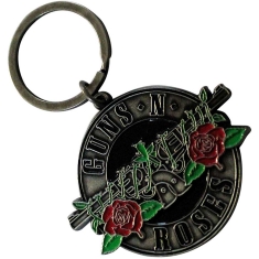 Guns N Roses - Silver Circle Logo Keychain