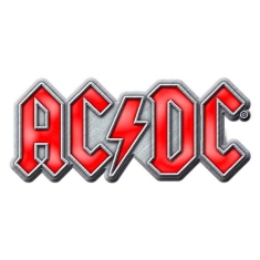 Ac/Dc - Red Logo Pin Badge