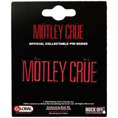 Mötley Crue - Logo Badge