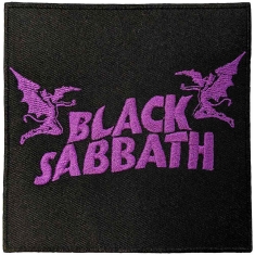 Black Sabbath - Wavy Logo & Daemons Woven Patch