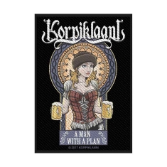 Korpiklaani - A Man With A Plan Standard Patch