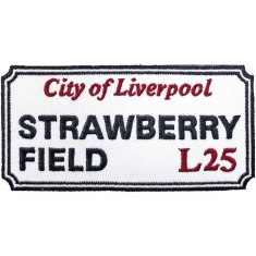 Rock Off - Strawberry Field Liverpool Sign Woven Pa