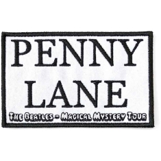 The Beatles - Penny Lane Wht Woven Patch