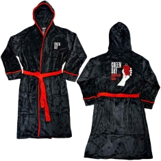 Green Day - American Idiot Uni Bl Bath Robe: