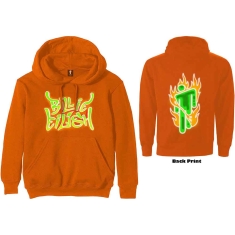 Billie Eilish - Airbrush Flames Blohsh Uni Or. Hood:2Xl