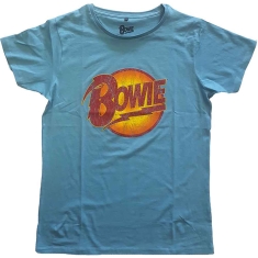 David Bowie - Vtge Diamond Dogs Logo Uni Blue  1Xs