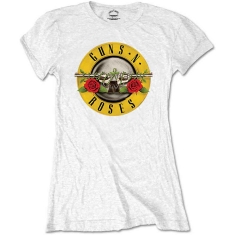 Guns N Roses - Packaged Classic Logo Lady Wht    S