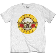 Guns N Roses - Packaged Classic Logo Uni Wht    S