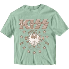 Kiss - Spirit Of '76 Lady Green Crop Top: