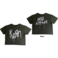 Korn - Still A Freak Lady Green Crop Top: