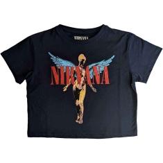 Nirvana - Angelic Lady Navy Crop Top: