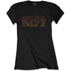 Kiss - Vtge Classic Logo Lady Bl