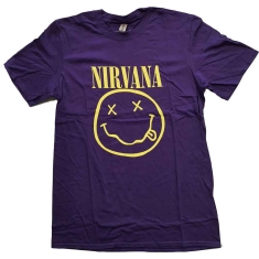 Nirvana - Yellow Happy Face Uni Purp