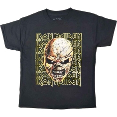 Iron Maiden - Big Trooper Head Boys T-Shirt Bl