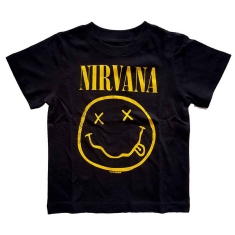 Nirvana - Happy Face Toddler T-Shirt Bl