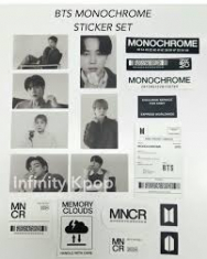 Bts - Monochrome Sticker Set