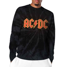 Ac/Dc - Logo Uni Bl Dip-Dye Long Sleeve