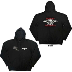 Avenged Sevenfold - Dead Head Uni Bl Zip Hoodie