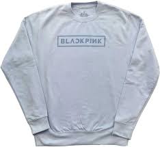 Blackpink - Logo Uni Lht Blue Sweatshirt