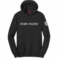 Pink Floyd - Logo & Prism Applique Bl Hoodie