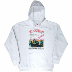 Pink Floyd - Japanese Poster Uni Wht Hoodie