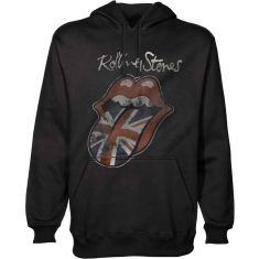 Rolling Stones - Union Jack Tongue Uni Bl Hoodie