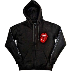 Rolling Stones - Hd Shattered Tongue Uni Bl Zip Hoodie