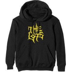 The 1975 - Gold Logo Uni Bl Hoodie