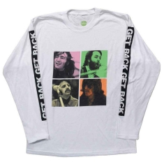 The Beatles - Get Back Studio Shots Wht Longsleeve