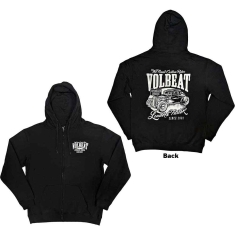 Volbeat - Louder And Faster Uni Bl Zip Hoodie