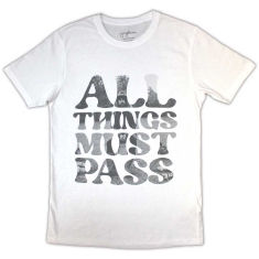 George Harrison - Atmp Text Infill Uni Wht T-Shirt