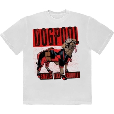 Marvel - Deadpool Dogpool Smells.. Wht T-Shirt