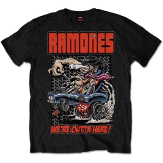 Ramones - Outta Here Uni Bl T-Shirt