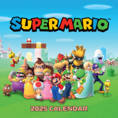 Super Mario  - 2025 Square Calendar