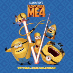 Despicable Me 4 Movie  - 2025 Square Calendar