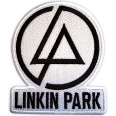 Linkin Park - Concentric Text Logo Wht Woven Patch