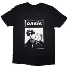 Oasis - Noel & Liam Boxed Photo Uni Bl T-Shirt