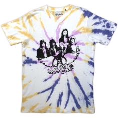 Aerosmith - Photo Wings Natrl Dip-Dye T-Shirt