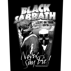 Black Sabbath - Never Say Die Back Patch