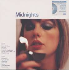 Taylor Swift - Split Seams/Vikt Hörn Midnights (Moonstone Blue Vinyl)